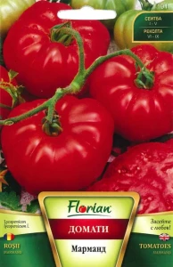 Rosii Marmand - 90 seminte, soi nedeterminat, foarte productive, gustoase si carnoase, Florian