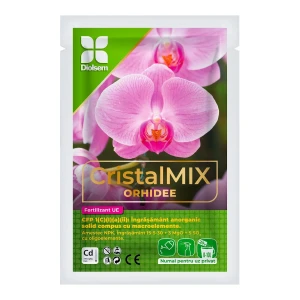 Ingrasamant Cristalmix pentru orhidee, nutriție completă pentru înflorire spectaculoasă, 20g, Diolsem